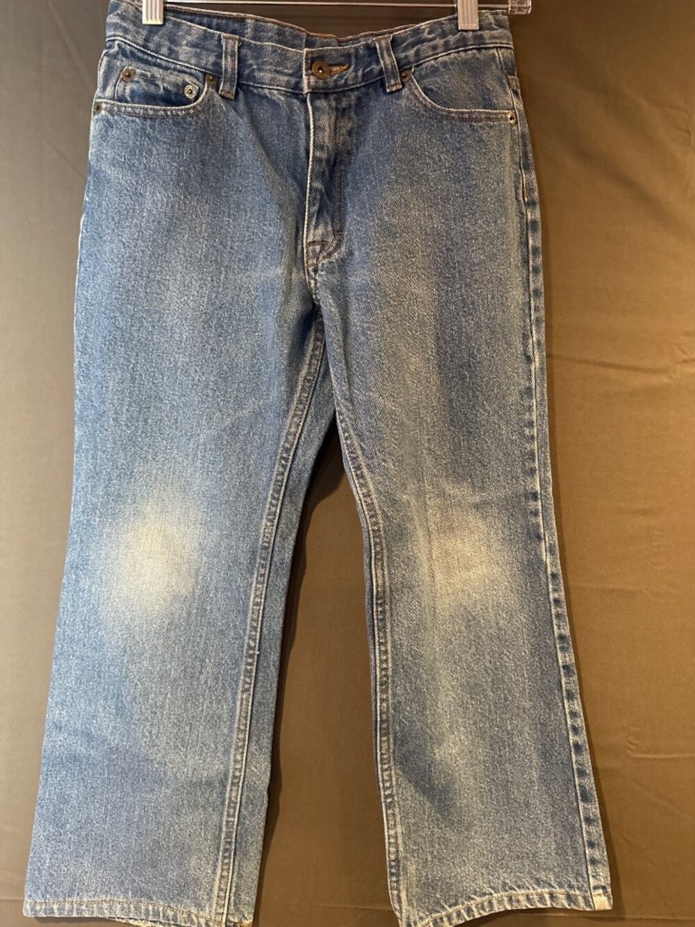 Urban Pipeline Boys 10H Husky Jeans Y2K Baggy Skater Faded Distressed Denim